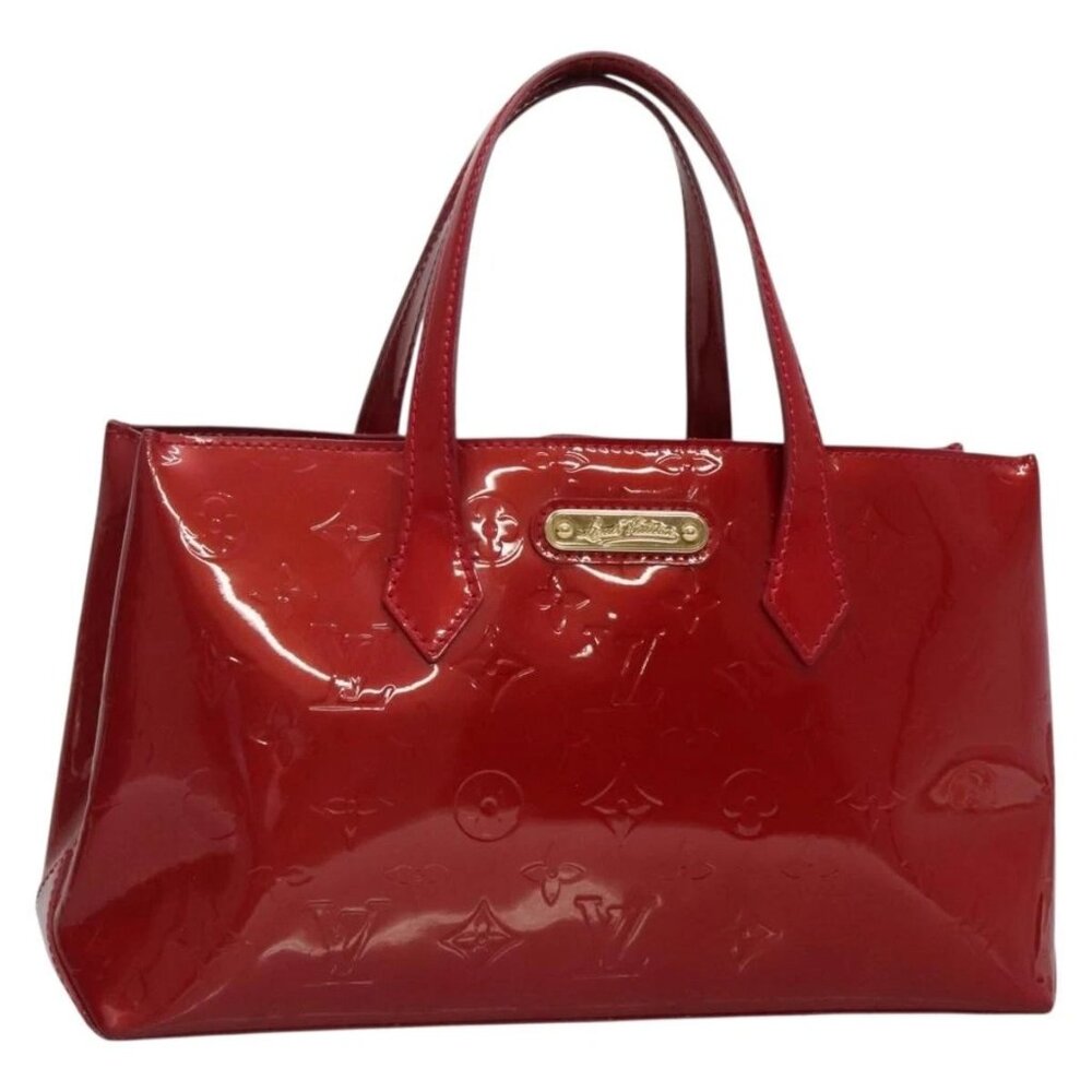 LOUIS VUITTON Monogram Vernis Wilshire PM Bag Pomme D'amour M93642 Auth BA1873 - Picture 2 of 16